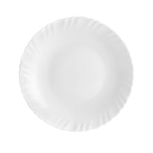 Load image into Gallery viewer, Cello Opalware Dazzle Series Plain Dinner Set with Rice Plate, 35Pcs | Opal Glass Dinner Set for 6 | Light-Weight, Daily Use Crockery Set for Dining | White Plate and Bowl Set