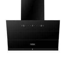 Load image into Gallery viewer, Hindware Smart Appliances Aldina 60 Cm kitchen chimney comes with Autoclean technology and maximum suction power 1350 m3/hr having filterless and motion sensor technology (Black 60cm)"