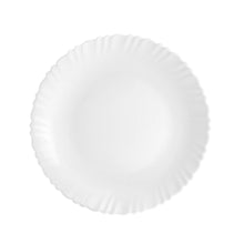 Load image into Gallery viewer, Cello Opalware Dazzle Series Plain Dinner Set with Rice Plate, 35Pcs | Opal Glass Dinner Set for 6 | Light-Weight, Daily Use Crockery Set for Dining | White Plate and Bowl Set