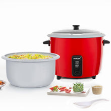Load image into Gallery viewer, Borosil 1.8L Pronto Dual Electric Rice Cooker | Keep Warm Feature with Indicator Display, Anti Skid Rubber Feet | Cook & Boil Noodles, Rice, Upma, Idli, Dhokla | 2 Years Warranty