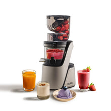 Load image into Gallery viewer, Sujata Cold Pressed Slow Juicer SJ01 | Ideal for Fruit, Vegetable Juices & Nut Milks | Dual Feeding Chute | Reverse Function | Magnetic Safety Lock