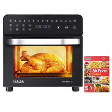 Load image into Gallery viewer, Inalsa Air Fryer Oven Aero Smart-15 L|1700 W-14 Preset Programs|Roast, Reheat, Dehydrate, Bake|Rotisserie & Convection|8 Accessories|2 Year Warranty|Recipe Book, 15 liter, Black
