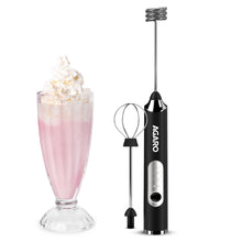 Load image into Gallery viewer, AGARO Royal Milk, 3‑Speed Electric for Coffee with Whisk and, Mixer, Stand‑up Design, for Cream (Whisk Milk), Rechargeable, Stainless Steel