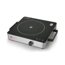 Load image into Gallery viewer, CELLO Blazing Smart Cook Infrared Stove 2200 Watts | Safe & Reliable, Crystal Glass Top Plate, Sensor Touch Controls, Tempreture Control Knob, Customised Reset Menu | For Frying, Boiling & Grilling
