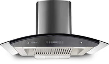 Load image into Gallery viewer, Sunflame Rapid 60 BK AC DX - 60 cm 1100 m3/hr, Auto Clean Chimney (2 Baffle Filters, Stainless Steel Construction, Matt Black Finish)