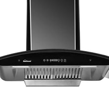 Load image into Gallery viewer, Sunflame Rapid 60 BK AC DX - 60 cm 1100 m3/hr, Auto Clean Chimney (2 Baffle Filters, Stainless Steel Construction, Matt Black Finish)