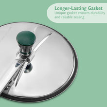 Load image into Gallery viewer, Hawkins 5 Litre Pressure Cooker | Stainless Steel | Quik | Straight Body | Induction Compatible | Ideal for 5–7 persons | Silver (QSP50)|Induction and Gas Stove Compatible