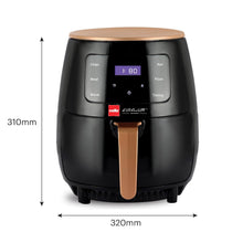 Load image into Gallery viewer, Cello Smart Digital Air Fryer 1400W, 4.5 Litre | Uses up to 90% less fat | Smart Touch Panel | Rapid Air Technology | Ideal for Fry, Grill, Roast & Bake | (Black)