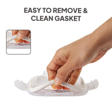 Load image into Gallery viewer, CELLO Glassy Mix Lunch Box Set of 4 | (320ml x 3) & 1 Clear Glass Water Bottle (500ml) | Leak-Proof & Microwavable Toughened Glass | Perfect Lunch Box Set for Office, School & College