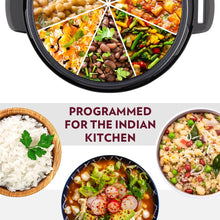 Load image into Gallery viewer, Borosil InstaCook 6L Electric Rice Cooker | Keep Warm Feature with Indicator Display, Anti Skid Rubber Feet | Cook & Boil Noodles, Rice, Upma, Idli | 2 Years Warranty