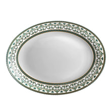 Load image into Gallery viewer, Cello Opalware Solitaire Series Verde Dinner Set, 27Pcs | Opal Glass Dinner Set for 6 | Crockery Set for Festive Ocassions, Parties | White Plate and Bowl Set