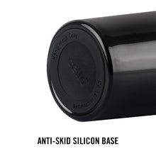 Load image into Gallery viewer, Cello Monty Vacuum Insulated | Travel Coffee Mug Hot and Cold with Lid | Double Walled Carry Flask for Travel, Home, Office, School | 450ml, Black (Stainless Steel)