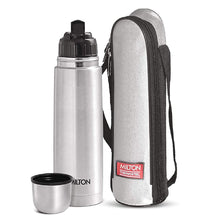 Load image into Gallery viewer, Milton Thermosteel Flip Lid Flask, 1000 milliliters, Silver
