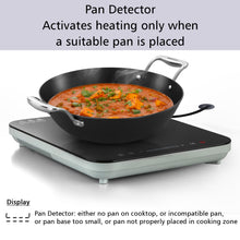 Load image into Gallery viewer, Hawkins Futura Single Induction Hob, 2000-W Cooktop with 20 Power Settings, Precise Time Setting Intervals, Child Lock, Black (FIC1A1)