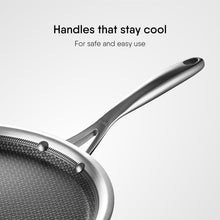 Load image into Gallery viewer, Stahl Artisan Hybrid Triply Dosa Tawa, Dosa Tawa with Induction Base, Non Stick Pan, Stainless Steel Scratch Resistant Dosa Tava, 30 cm