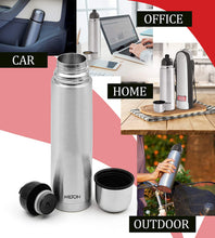 Load image into Gallery viewer, Milton Thermosteel Flip Lid Flask, 1000 milliliters, Silver