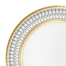 Load image into Gallery viewer, Cello Amitabh Bachchan Opalware Divine Series Elinor Dinner Set, 27 Pcs | Opal Glass Dinner Set for 6 | Crockery Set for Festive Ocassions, Parties | White Plate and Bowl Set