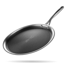 Load image into Gallery viewer, Stahl Artisan Hybrid Triply Dosa Tawa, Dosa Tawa with Induction Base, Non Stick Pan, Stainless Steel Scratch Resistant Dosa Tava, 30 cm
