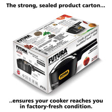 Load image into Gallery viewer, Hawkins Futura 2 Litre Pressure Cooker, Hard Anodised Inner Lid Pressure Cooker, Induction Cooker, Small Cooker, Black (IFP20)