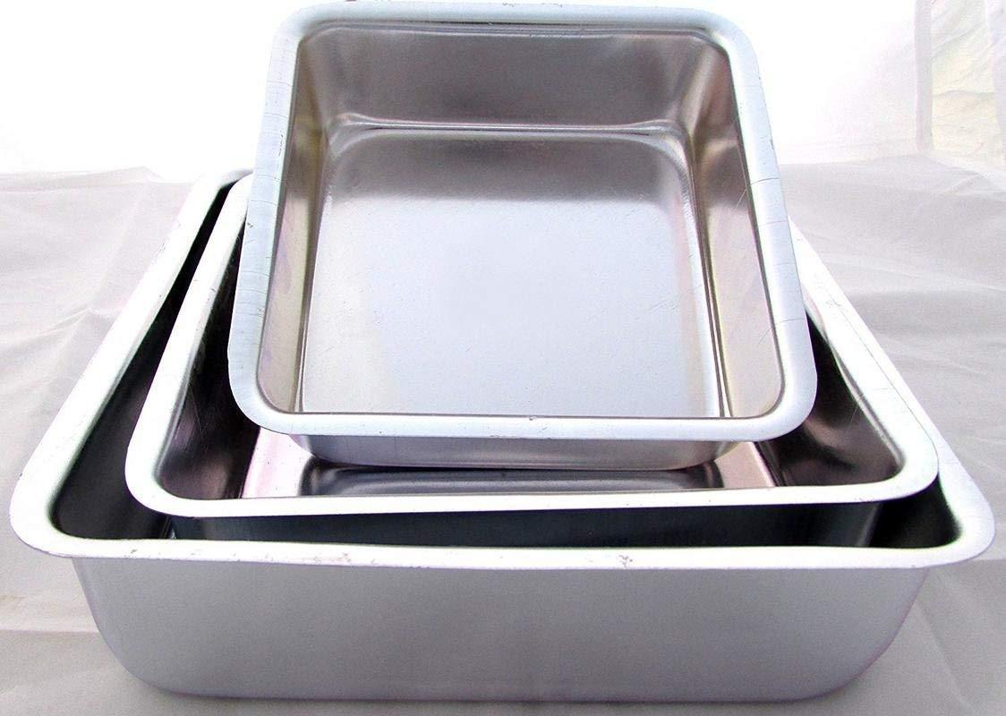 Kg Aluminium Baking Tray Rectangle 1PC Size 10 X X Inch Capacity