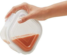 Load image into Gallery viewer, Borosil Basics Glass Lunch Box Set of 3, 320 ml, Square, Microwave Safe Office Tiffin - KOCHEN ESSENTIAL