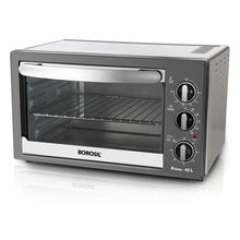 Load image into Gallery viewer, BOROSIL PRIMA 30 L OTG, WITH MOTORISED ROTISSERIE AND CONVECTION, 1500 W, 6 STAGE HEATING FUNCTION, SILVER - KOCHEN ESSENTIAL