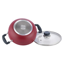 Load image into Gallery viewer, VINOD ZEST NON-STICK DEEP KADAI WITH GLASS LID (INDUCTION FRIENDLY) - KOCHEN ESSENTIAL