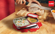 Load image into Gallery viewer, Cello Click It Stainless Steel Lunch Pack - KOCHEN ESSENTIAL