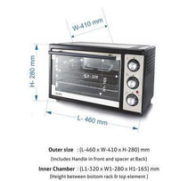 Load image into Gallery viewer, GLEN 5025 OVEN TOASTER GRILL  25 LITRES OTG, BLRC 25 L OTG WITH MULTI FUNCTION - KOCHEN ESSENTIAL