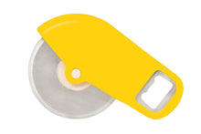 Load image into Gallery viewer, PIZZA CUTTER WITH OPENER, 2 IN 1 - KOCHEN ESSENTIAL