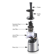 Load image into Gallery viewer, BOROSIL SLOW JUICER, HEALTH PRO SLOW JUICER, 200 WATTS, SILVER - KOCHEN ESSENTIAL