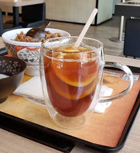 Load image into Gallery viewer, Double Wall Borosilicate Glass Coffee Mug 300 ml || Perfect for Cappuccino, Tea, Latte, Hot Beverage (Transparent) - 1 Piece