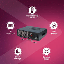 Load image into Gallery viewer, INALSA Room Heater-Blaze 2000 W|Copper Winding Motor|High Velocity Blower|Overheat Protection|Adjustable Stand|Power Indicator Light|Easy Grip Handle For Easy Portability|ISI Approved