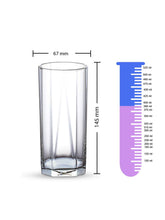 Load image into Gallery viewer, OCEAN PYRAMID GLASS SET, 380ML, SET OF 6 PCS - KOCHEN ESSENTIAL