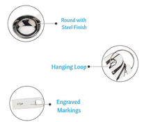 Load image into Gallery viewer, LAKSHITA STEEL MEASURING SPOONS, SET OF 4 - KOCHEN ESSENTIAL