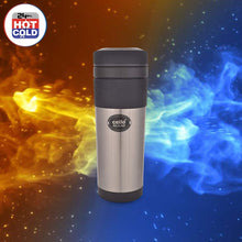 Load image into Gallery viewer, Cello Rejune Stainless Steel Flask with Detachable Infuser, 360ml, Silver - KOCHEN ESSENTIAL