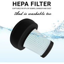 Load image into Gallery viewer, INALSA Vaccum Cleaner Handheld 800W High Powerful Motor- Dura Clean with HEPA Filtration & Strong Powerful 16KPA Suction| Lightweight, Compact & Durable Body|Includes Multiple Accessories,(Grey/Black)