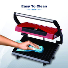 Load image into Gallery viewer, Inalsa Sandwich Grill Toaster Toast & Co 750 Watt (Red / Black)