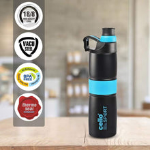 Load image into Gallery viewer, Cello Force Stainless Steel Sports Bottle 700ml - KOCHEN ESSENTIAL