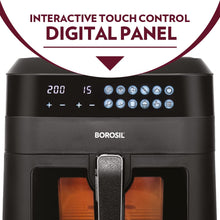 Load image into Gallery viewer, Borosil Best Digi Air Fryer, Air Fryer for Home, Digital Display, 8 i 1 Functionality, 10 Pre-set Menus, 4.7 L Capacity