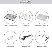 Load image into Gallery viewer, BOROSIL PRO 42 LITRE OTG, WITH MOTORISED ROTISSERIE AND CONVECTION, 2000 W, BLACK - KOCHEN ESSENTIAL