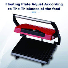 Load image into Gallery viewer, Inalsa Sandwich Grill Toaster Toast & Co 750 Watt (Red / Black)