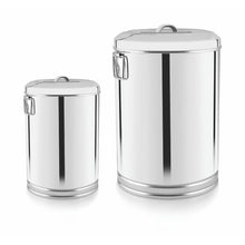 Load image into Gallery viewer, PNB STAINLESS STEEL KUNDA PAWALI PLAIN - ATTA CONTAINER - KOCHEN ESSENTIAL