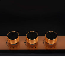 Load image into Gallery viewer, Faber Glass, Mild Steel Hobtop Utopia HT 804 BR CI Auto Electric Ignition Glass Top 4 Brass Burner (Black)