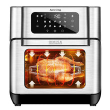 Load image into Gallery viewer, Inalsa Aero Crisp Air Fryer Oven with Extra Large Capacity | Digital Display and Stainless Steel |10 Preset Program | Rotisserie Function and 1500 Watts (Black) - KOCHEN ESSENTIAL