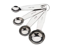 Load image into Gallery viewer, LAKSHITA STEEL MEASURING SPOONS, SET OF 4 - KOCHEN ESSENTIAL