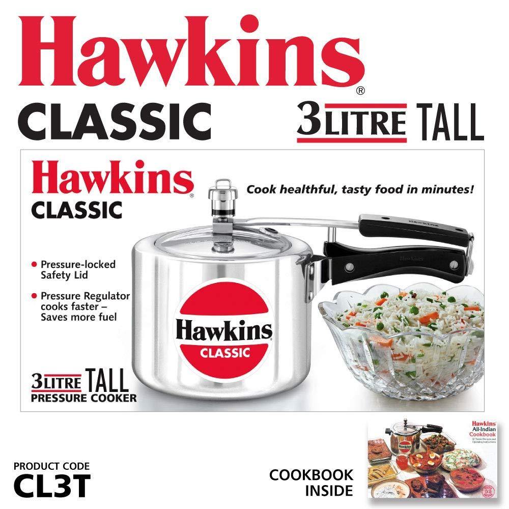 HAWKINS CLASSIC PRESSURE COOKER 3 LITRES CL3T
