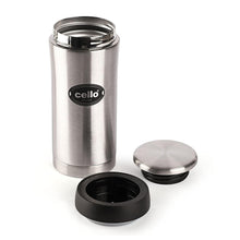 Load image into Gallery viewer, Cello My Cup Stainless Steel Double Walled Carry Flask, Insulated, 350ml, 1pc, Silver - KOCHEN ESSENTIAL