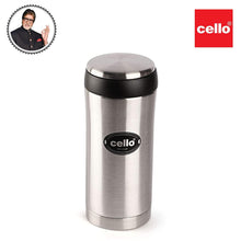 Load image into Gallery viewer, Cello My Cup Stainless Steel Double Walled Carry Flask, Insulated, 350ml, 1pc, Silver - KOCHEN ESSENTIAL