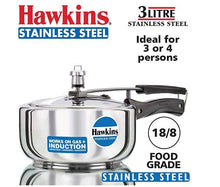 Load image into Gallery viewer, HAWKINS STAINLESS STEEL PRESSURE COOKER, INDUCTION COOKER - KOCHEN ESSENTIAL